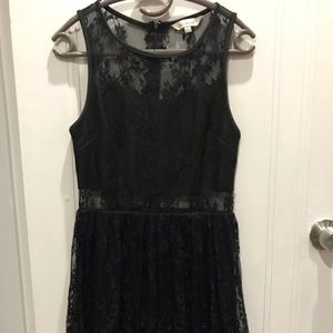 Francesca's black sleeveless dress